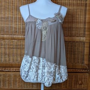 Ryu Tank w/ Embellished Features SMALL